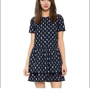 Chinti & Parker poplin pineapple dress size xs